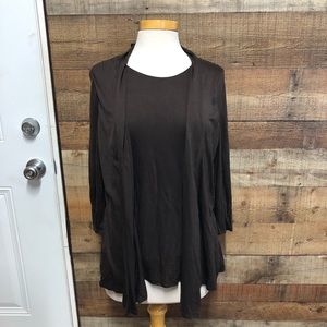 Coldwater Creek Blouse w/ Attached Jacket